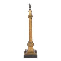 A Grand Tour Gilt Bronze Model of the Vendôme Column
