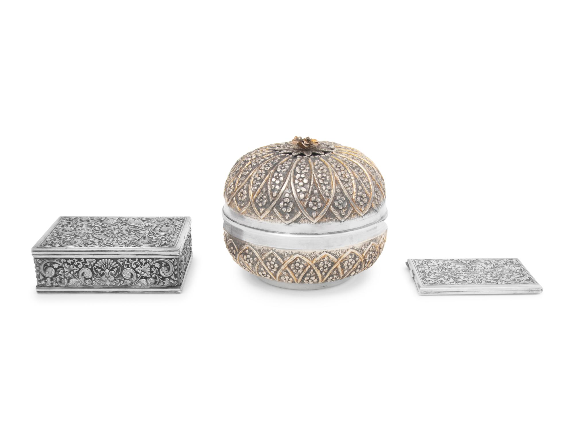 A Collection of Three Continental Silver Articles