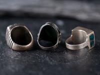 Collection of Navajo and Southwestern-style Clip Earrings and Rings