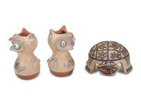 Polychrome Pottery Figures