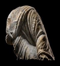 A Roman Marble Draped Torso from a Relief