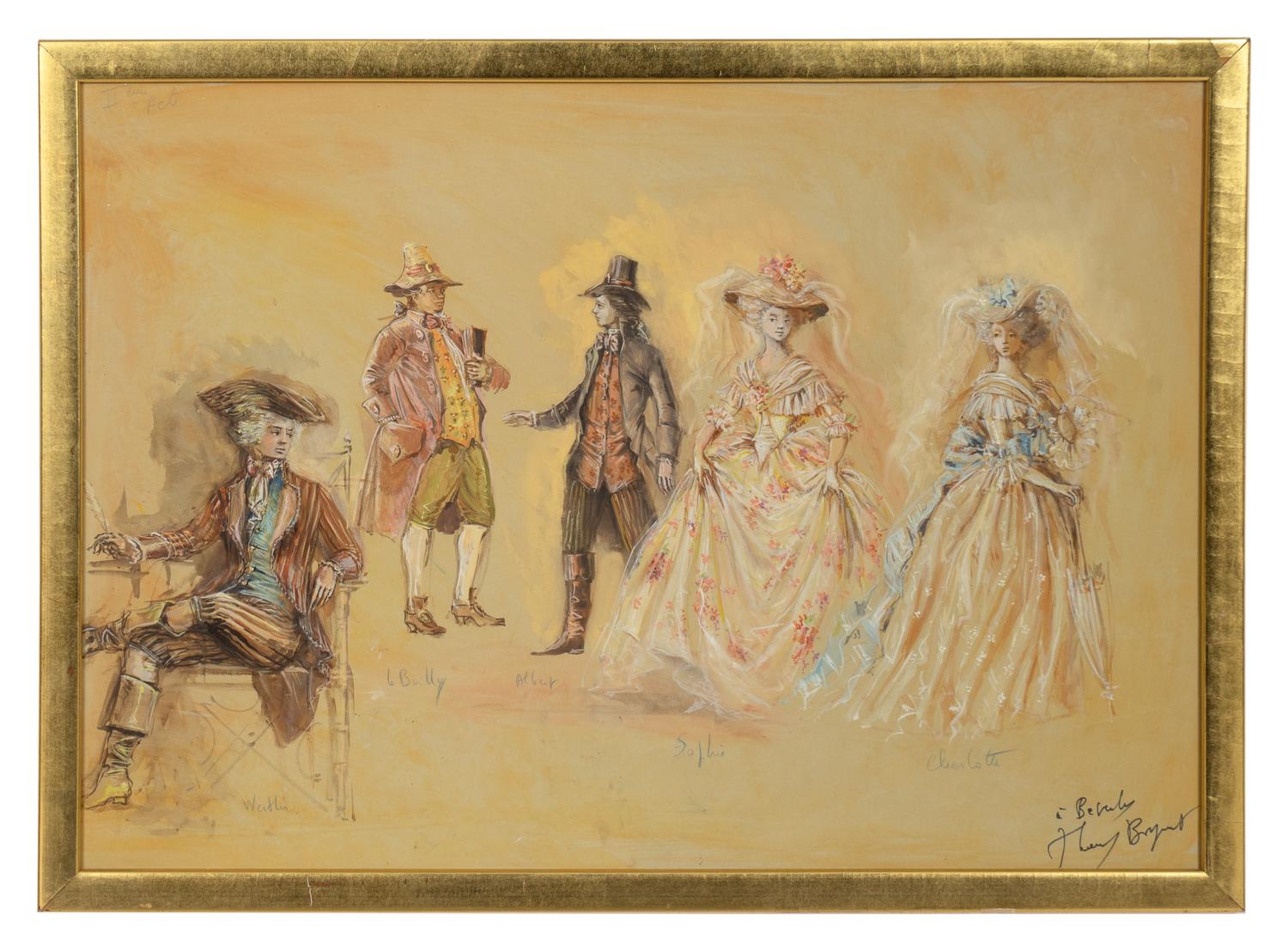 Costume Illustrations (three works)