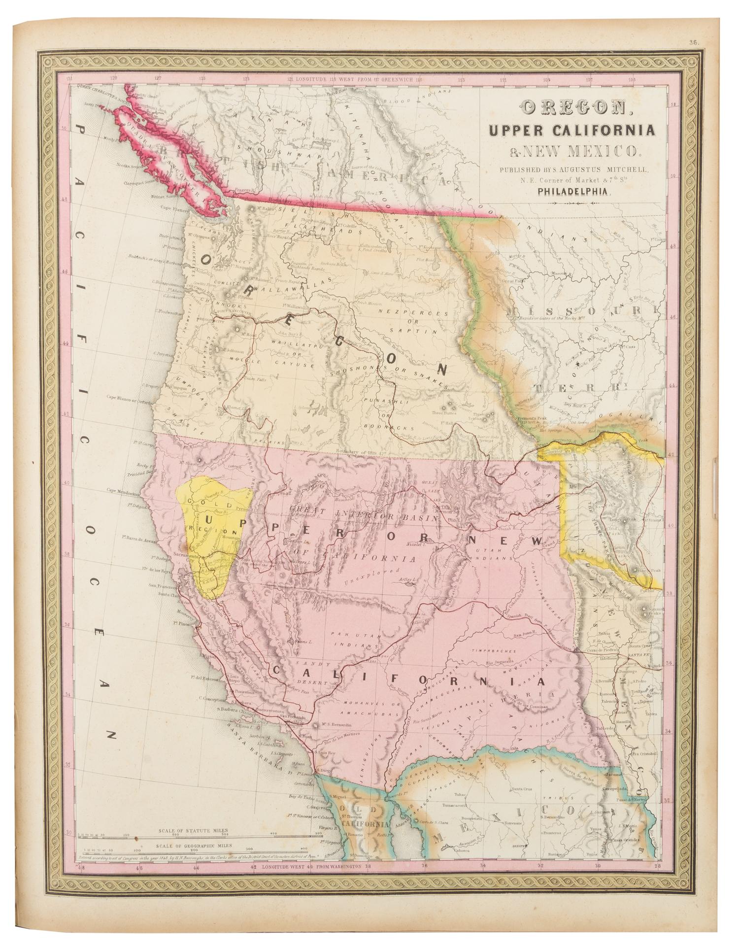 [ATLASES] MITCHELL, Samuel Augustus (1790-1868)