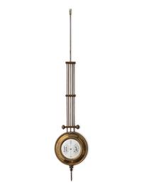 A Continental Walnut Regulator Clock
