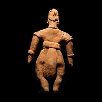 A Colima Terracotta Figure of a Warrior