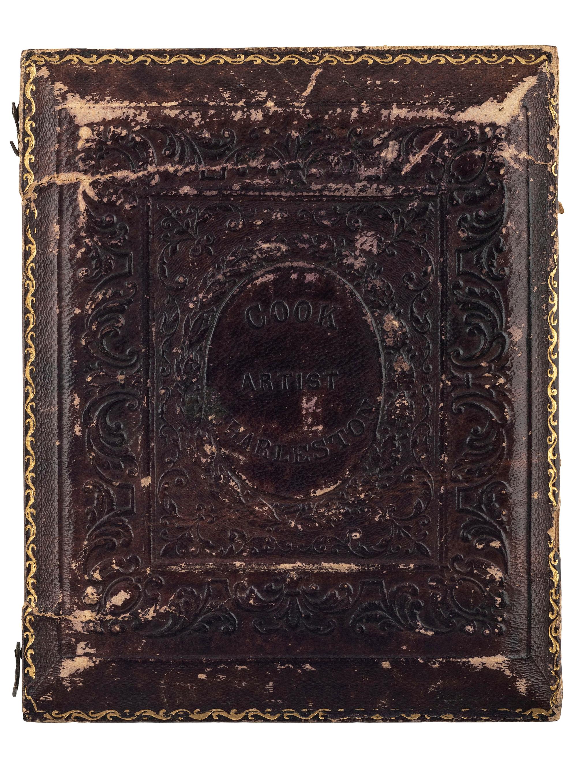 [EARLY PHOTOGRAPHY]. A group of 4 cased images, highlighted by quarter plate daguerreotype of gentleman by G.S. Cook, Charleston, South Carolina.