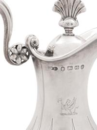An English Silver Claret Jug