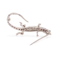 DIAMOND LIZARD BROOCH