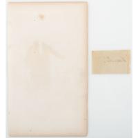George Washington, Two Words Written in his Hand, Plus