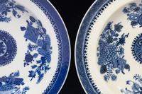 Two Chinese Export Blue and White "Fitzhugh"-Type Porcelain Wares