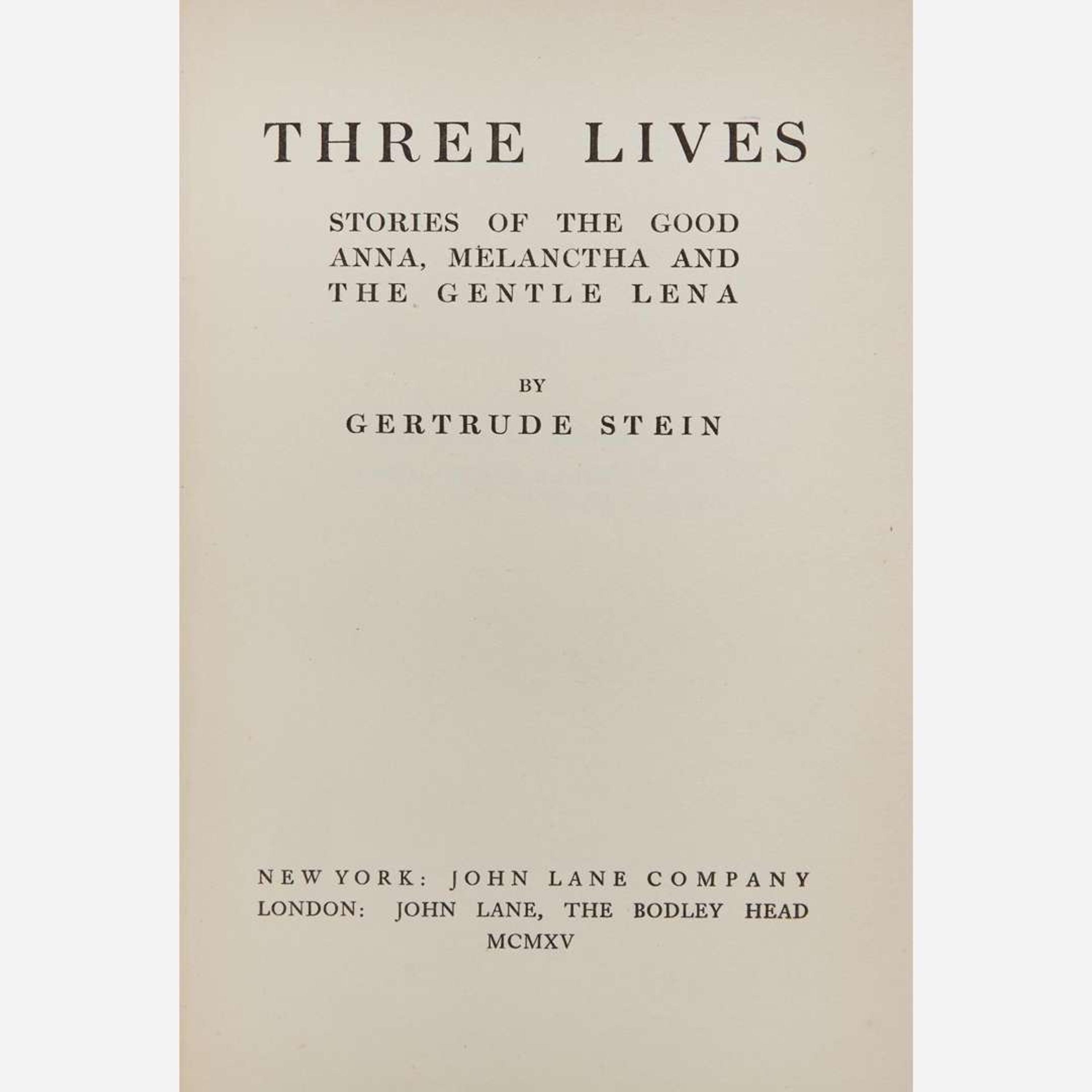 [Literature] Stein, Gertrude Group of 7 First Editions