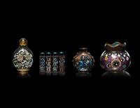 Four Metal Bottles
