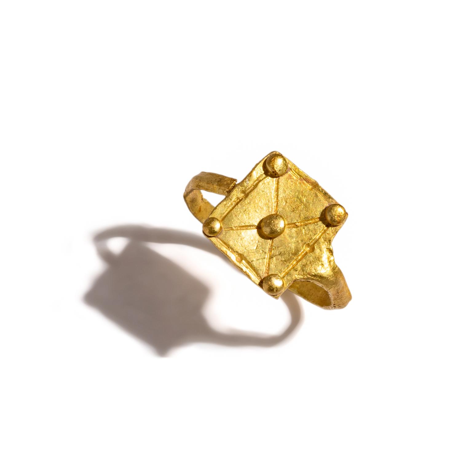 A Greek Gold Finger Ring