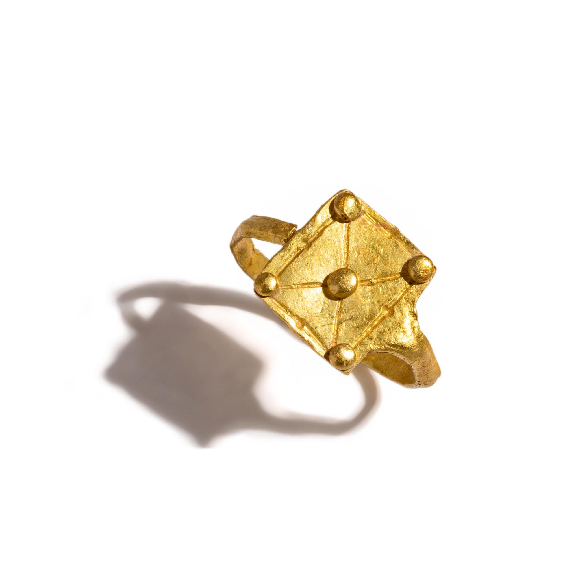 A Greek Gold Finger Ring