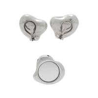 Elsa Peretti, Tiffany & Co., Full Heart Earrings and Mirror Pendant