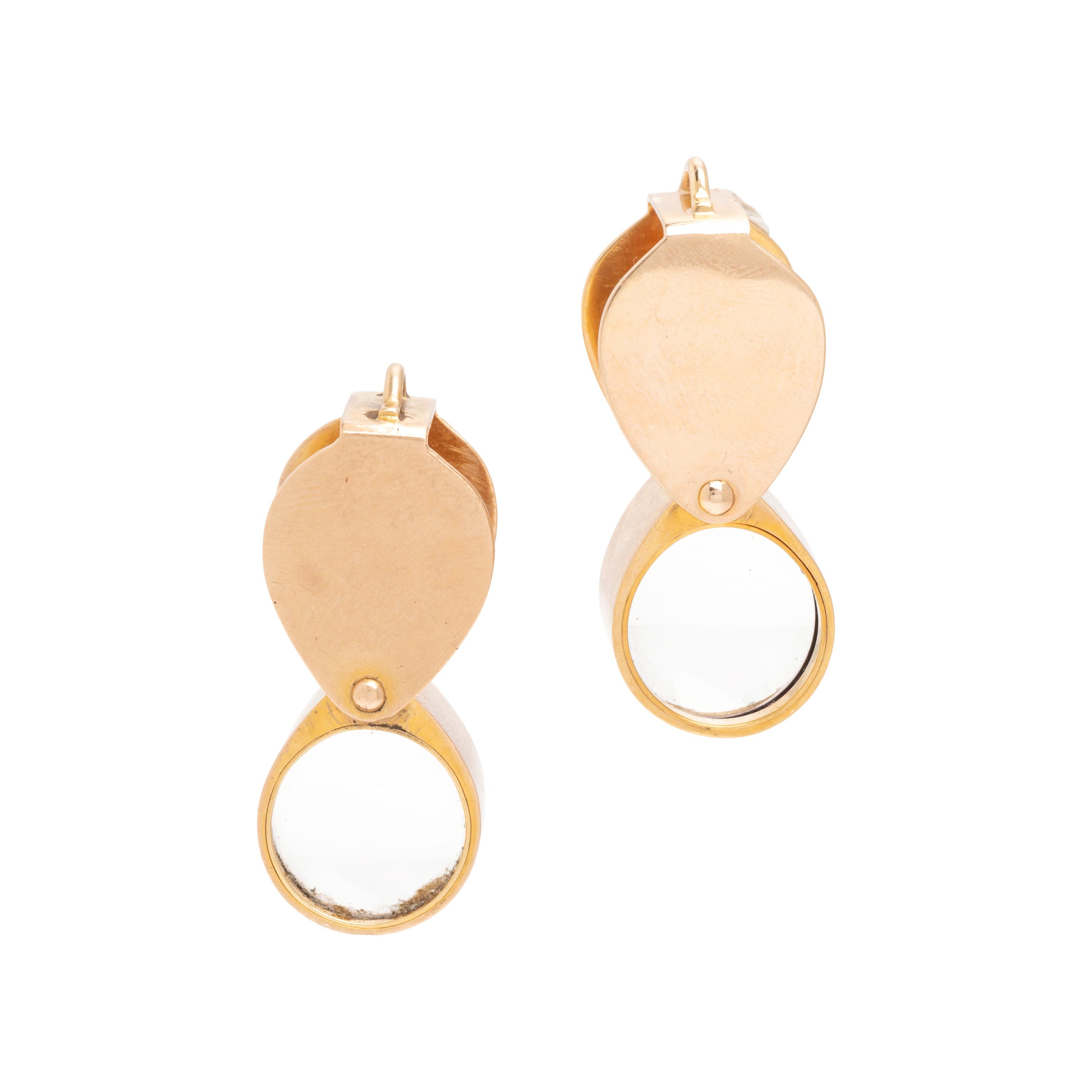 Pair of Yellow Gold Loupes