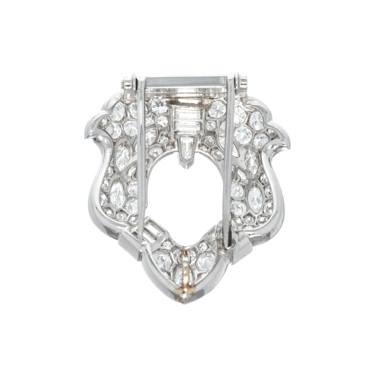 ANTIQUE, DIAMOND PENDANT/BROOCH