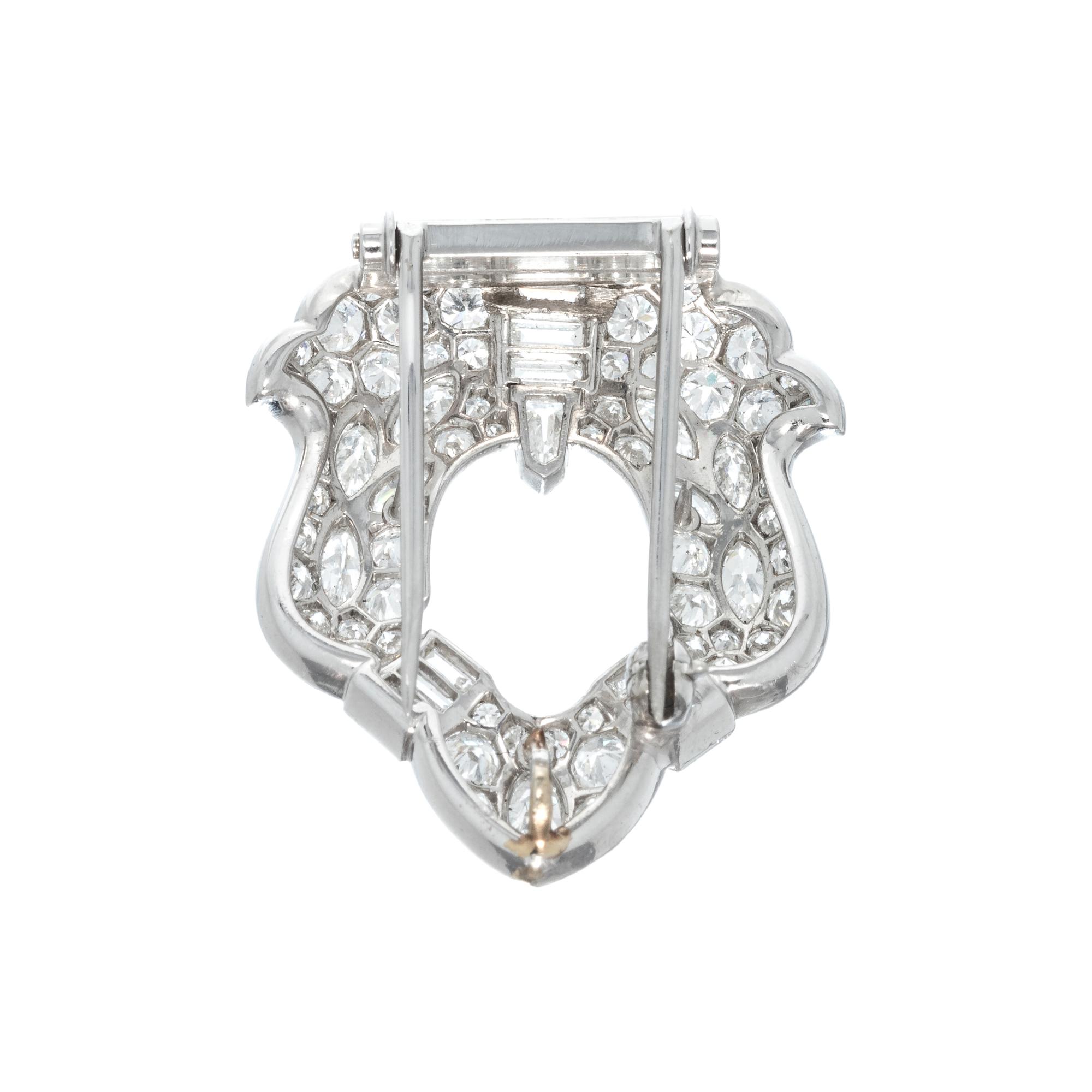 ANTIQUE, DIAMOND PENDANT/BROOCH