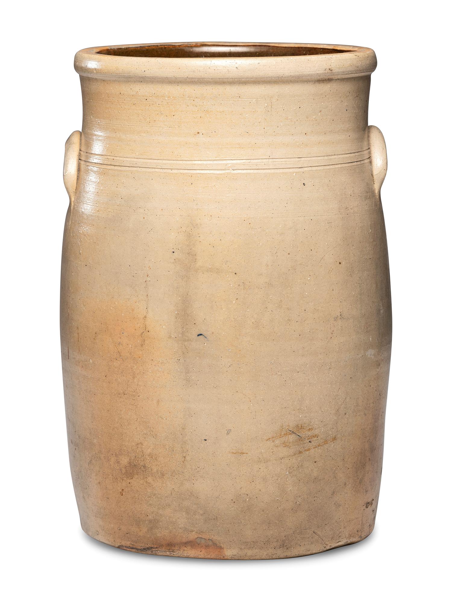 A P.H. Smith and Sons Eight-Gallon Stoneware Cooler