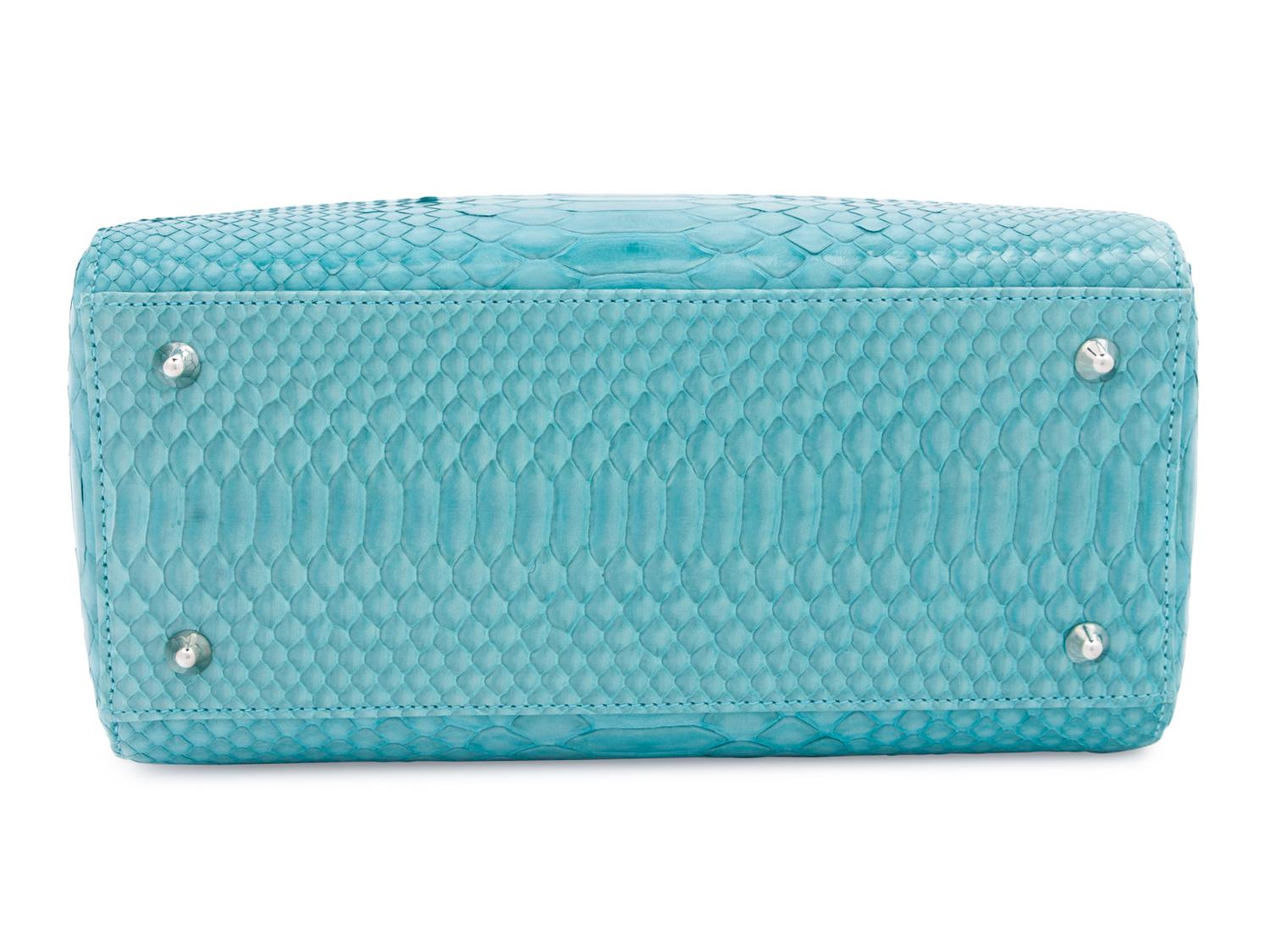Christian Dior Light Blue Python Small Lady Dior Bag, 2011