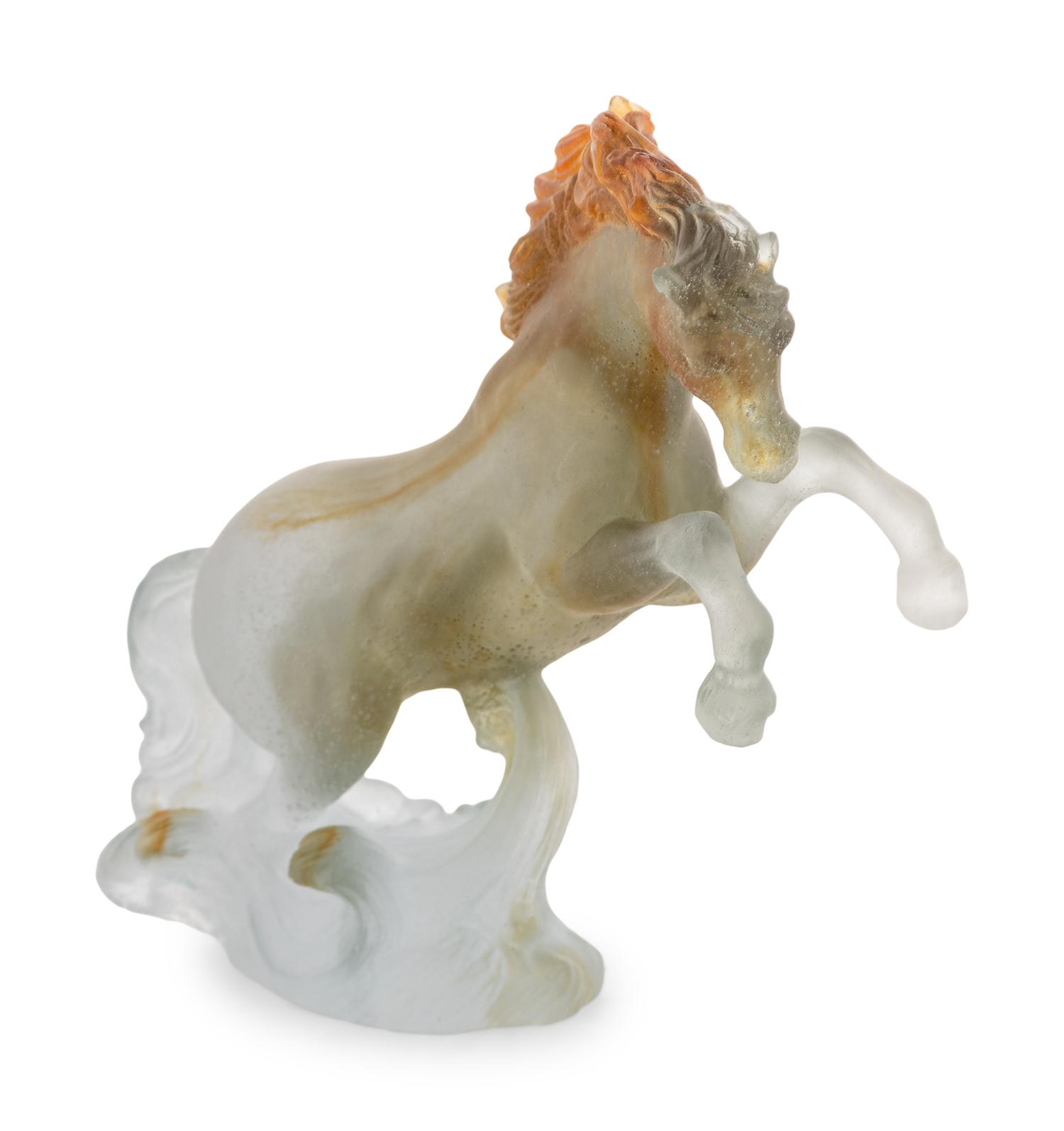 A Daum Pâte-de-Verre Horse