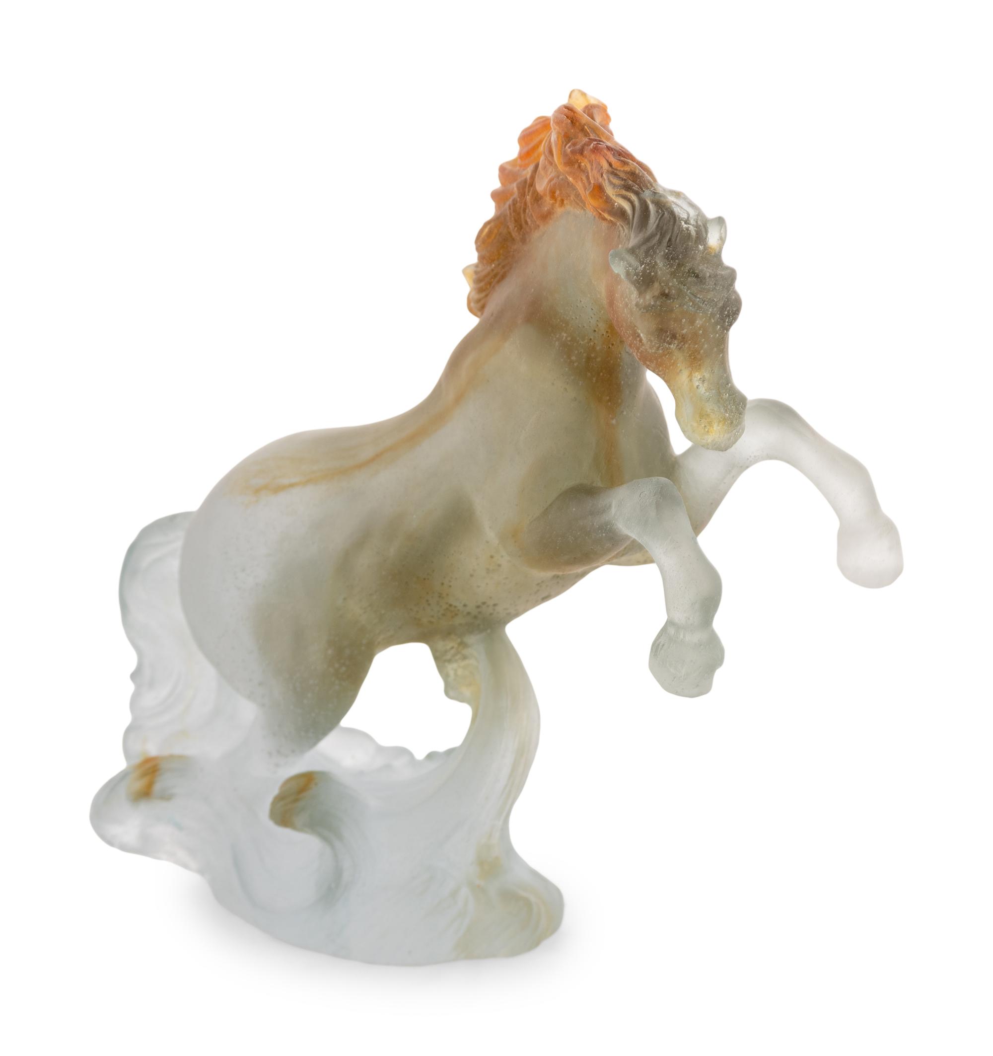 A Daum Pâte-de-Verre Horse