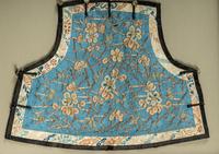 Two Chinese Blue Ground Silk Embroidered Lady's Garments