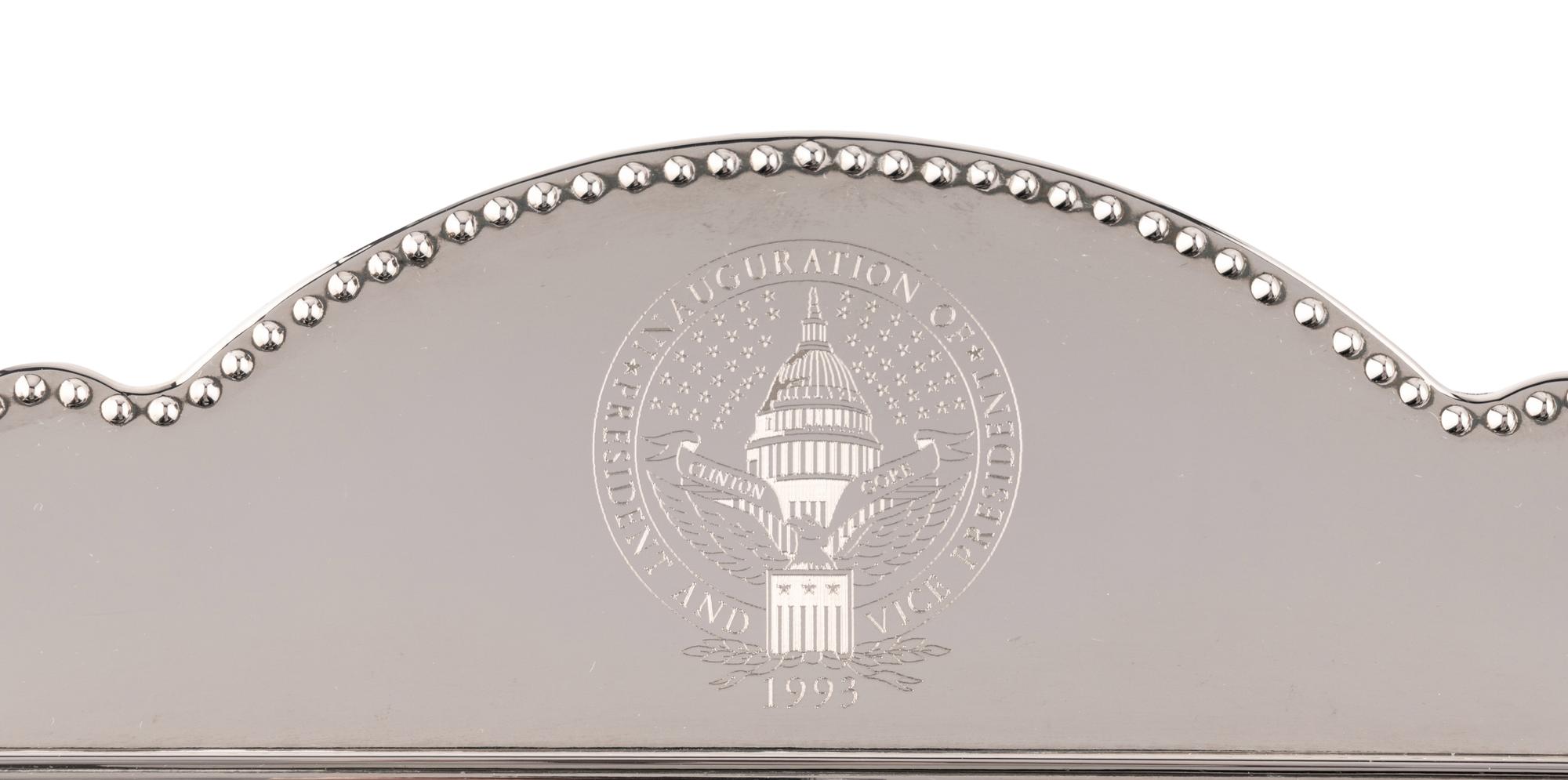 Invitation to the Inauguration of President Clinton and Vice President Gore by The Presidential Inaugural Committee.