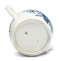 An Assembled Collection of Dr. Wall Period Worcester Cobalt Decorated Porcelain Table Articles