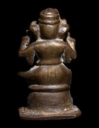 An Indian Bronze Figure of Ganesha