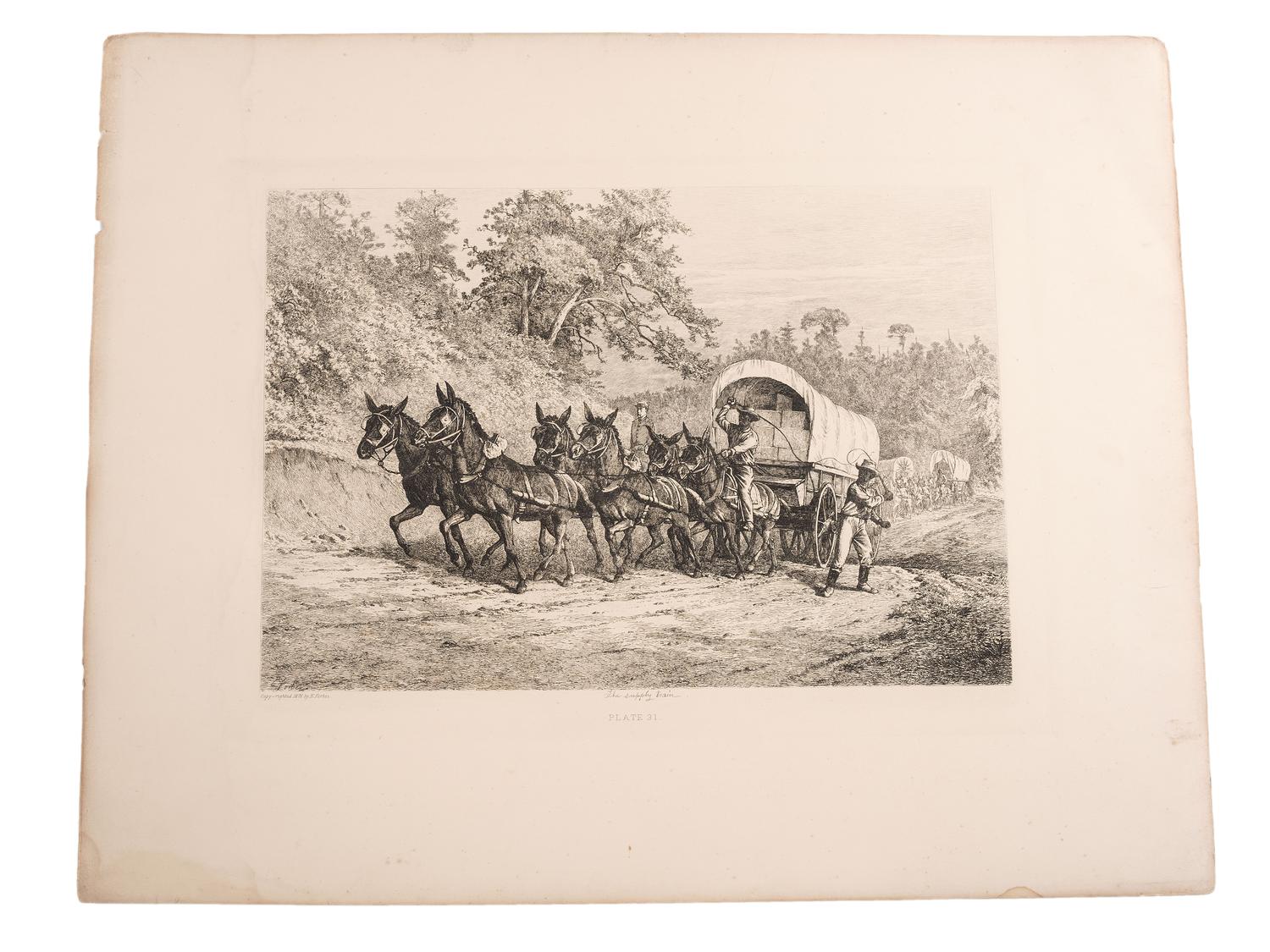 [CIVIL WAR - ART]. FORBES, Edwin (1839-1895). Life Studies of the Great Army. New York, [1876].