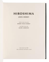 [LIMITED EDITIONS CLUB] -- HERSEY, John (1914-1993). Hiroshima . Jacob Lawrence, illustrator. New York: Limited Editions Club, 1983.