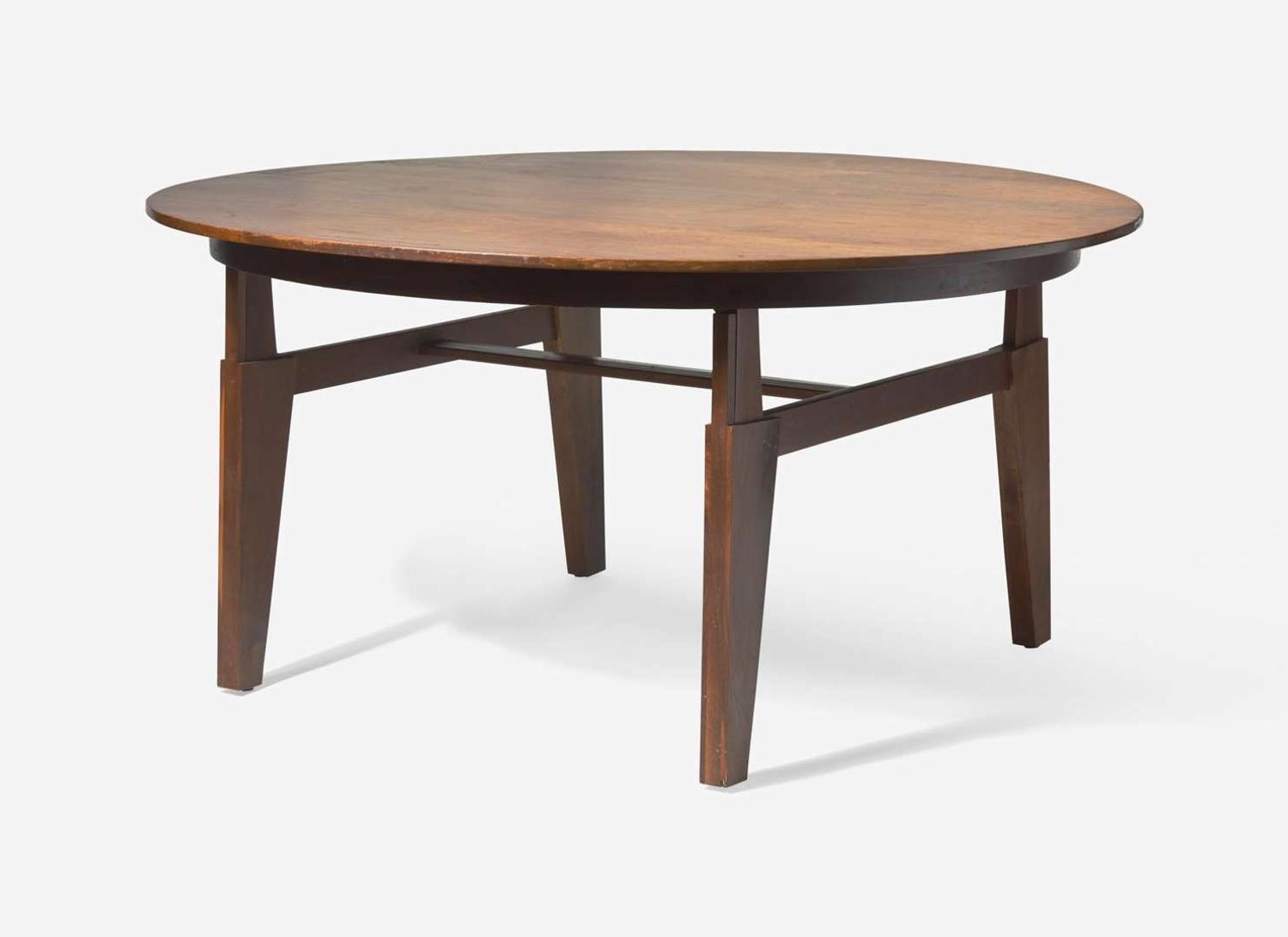 American Modern, Custom Height-Adjustable Walnut Table