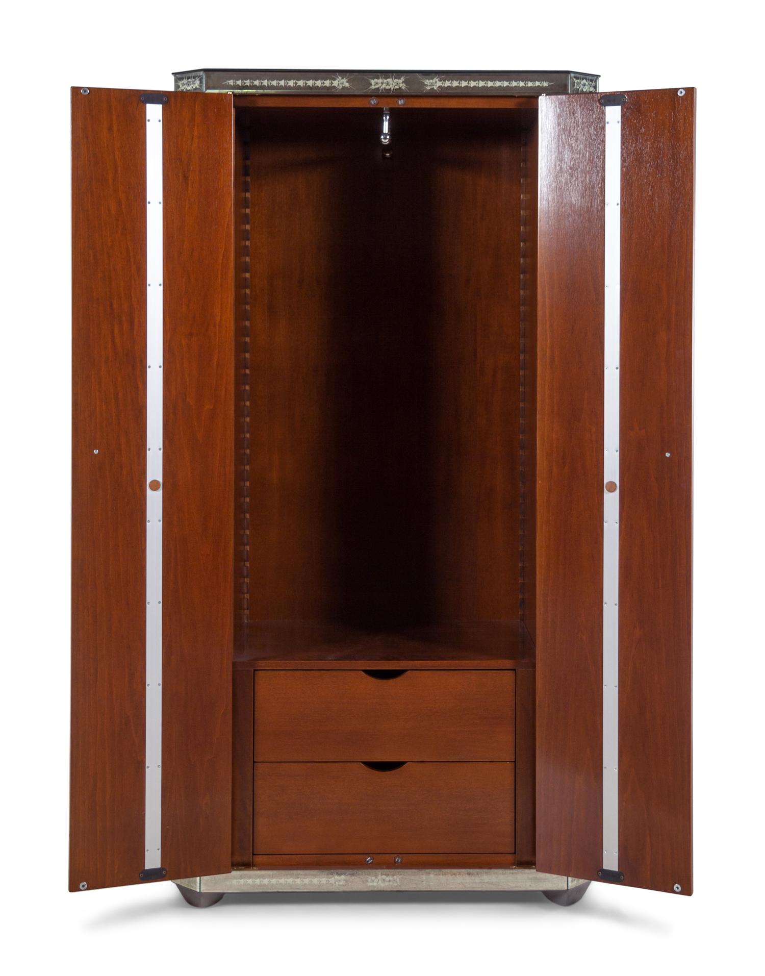 An Italian Mirrored Armoire