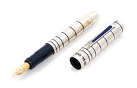 An Omas Guglielmo Marconi: '95 Elettra Limited Edition Silver Fountain Pen