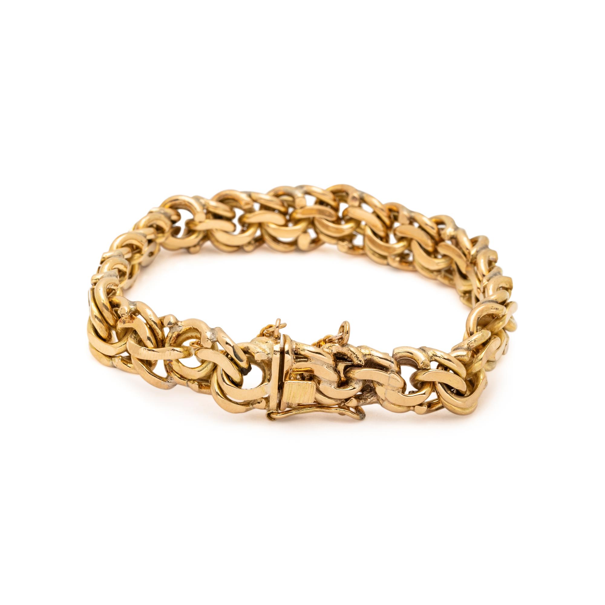 YELLOW GOLD BRACELET