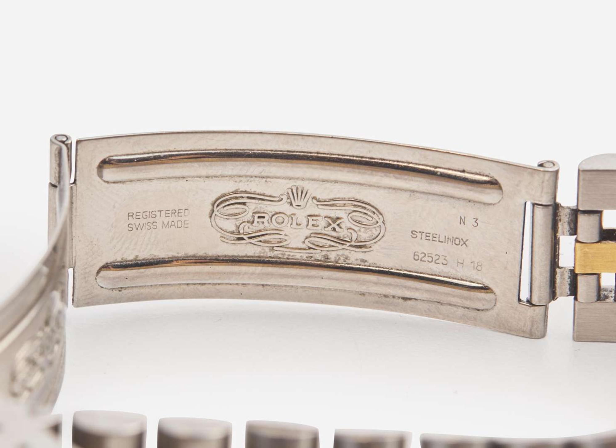 A Ladies Two-Tone Oyster Perpetual Datejust with Diamonds