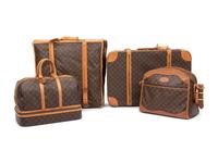 Four Louis Vuitton Luggage Pieces, 1970-80s