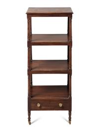 A Regency Mahogany Étagère