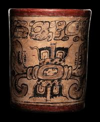 A Maya Codex Style Cylinder Vessel