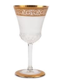A Saint Louis Thistle Stemware Service