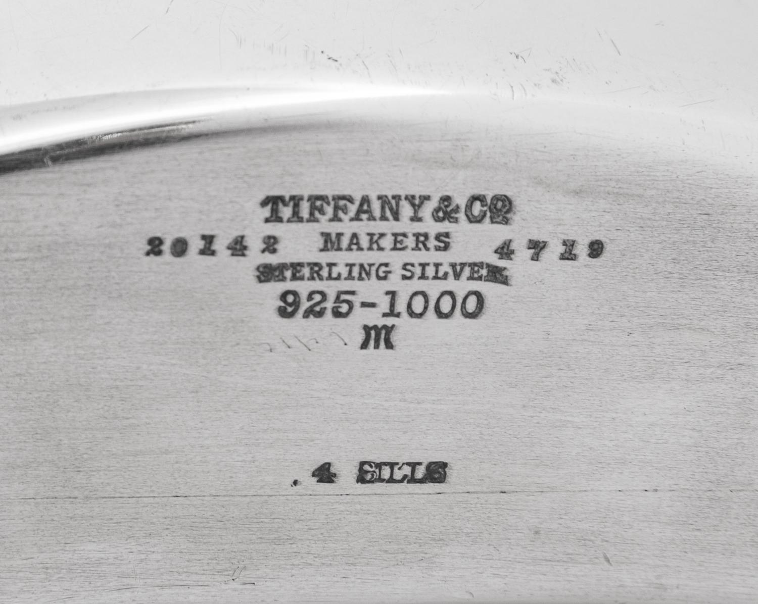 A Tiffany and Co. Silver Whiskey Flask