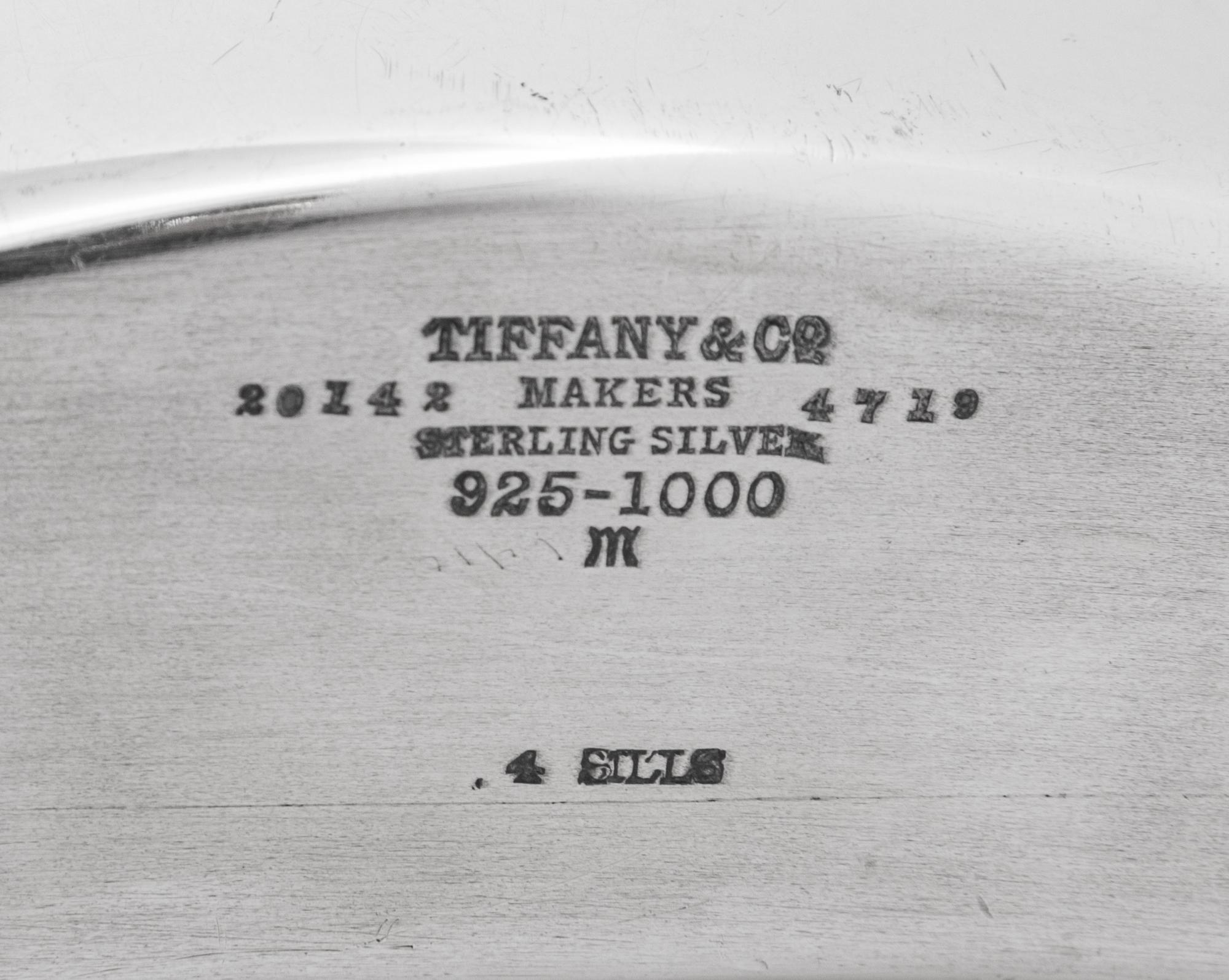 A Tiffany and Co. Silver Whiskey Flask