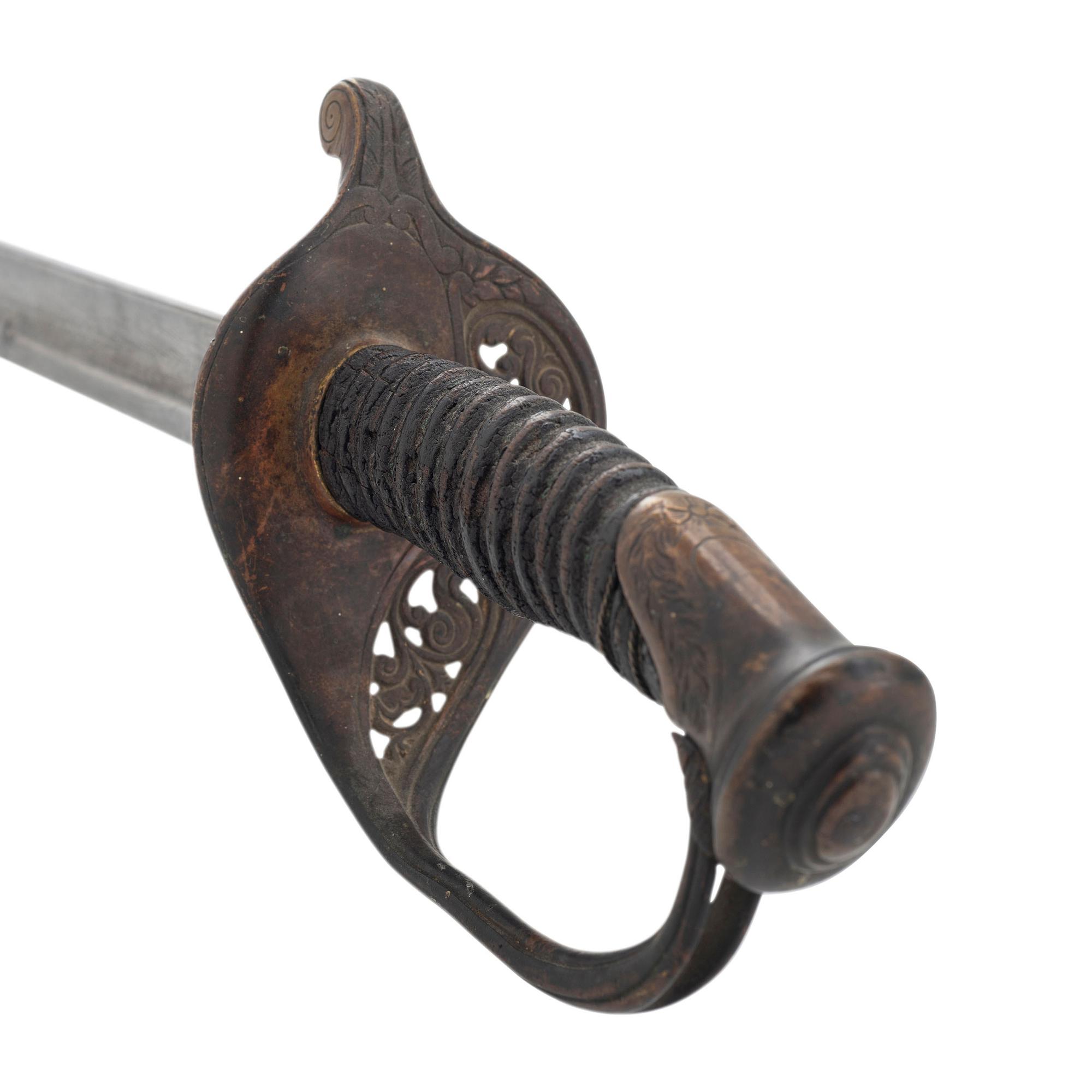 Imported Model 1850 Foot Officer's Sword of Lt. William Tompkins - 115th NY - KIA at Olustee