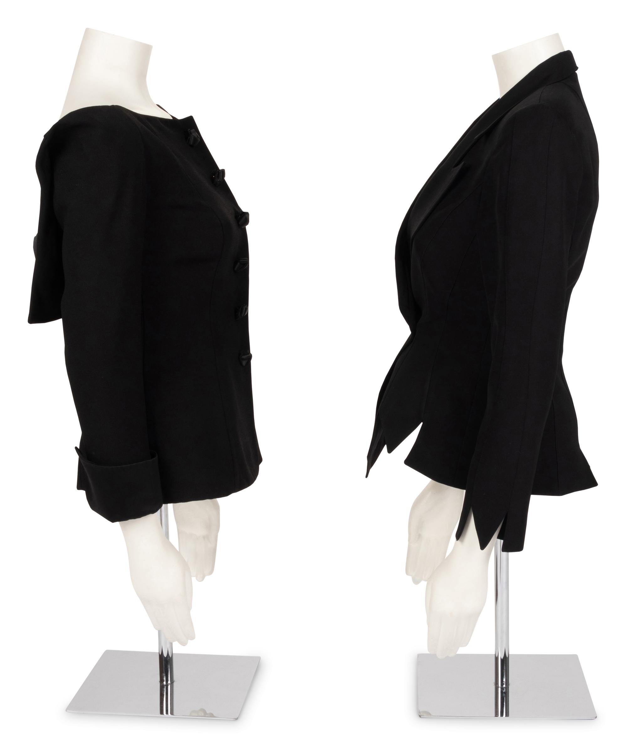 Two Designer Jackets: One Thierry Mugler, One Christian Dior, 1980s
