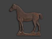 A Cast Iron Horse Windmill Weight