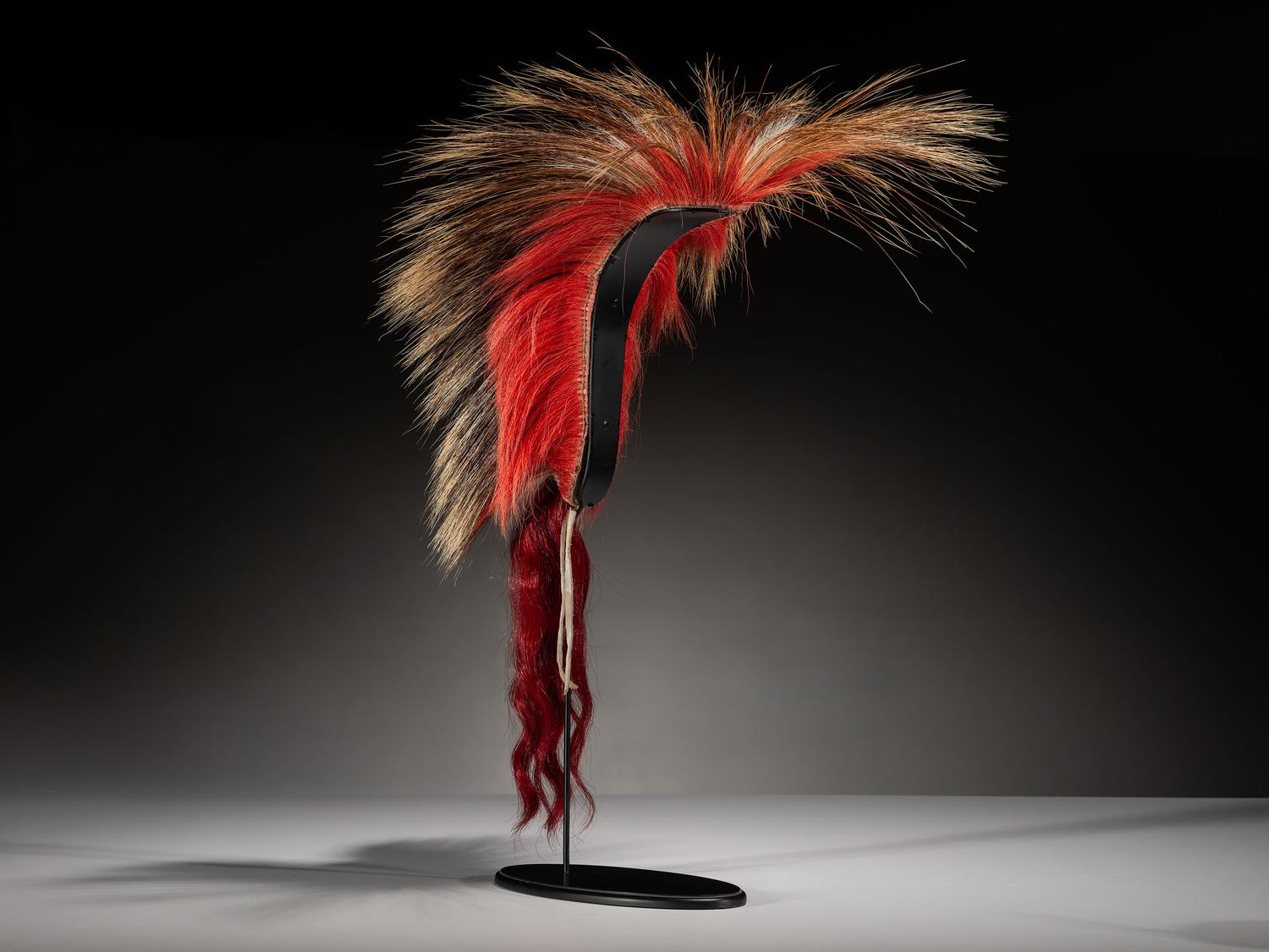 Sioux Roach, with Quilled Hair Ornament