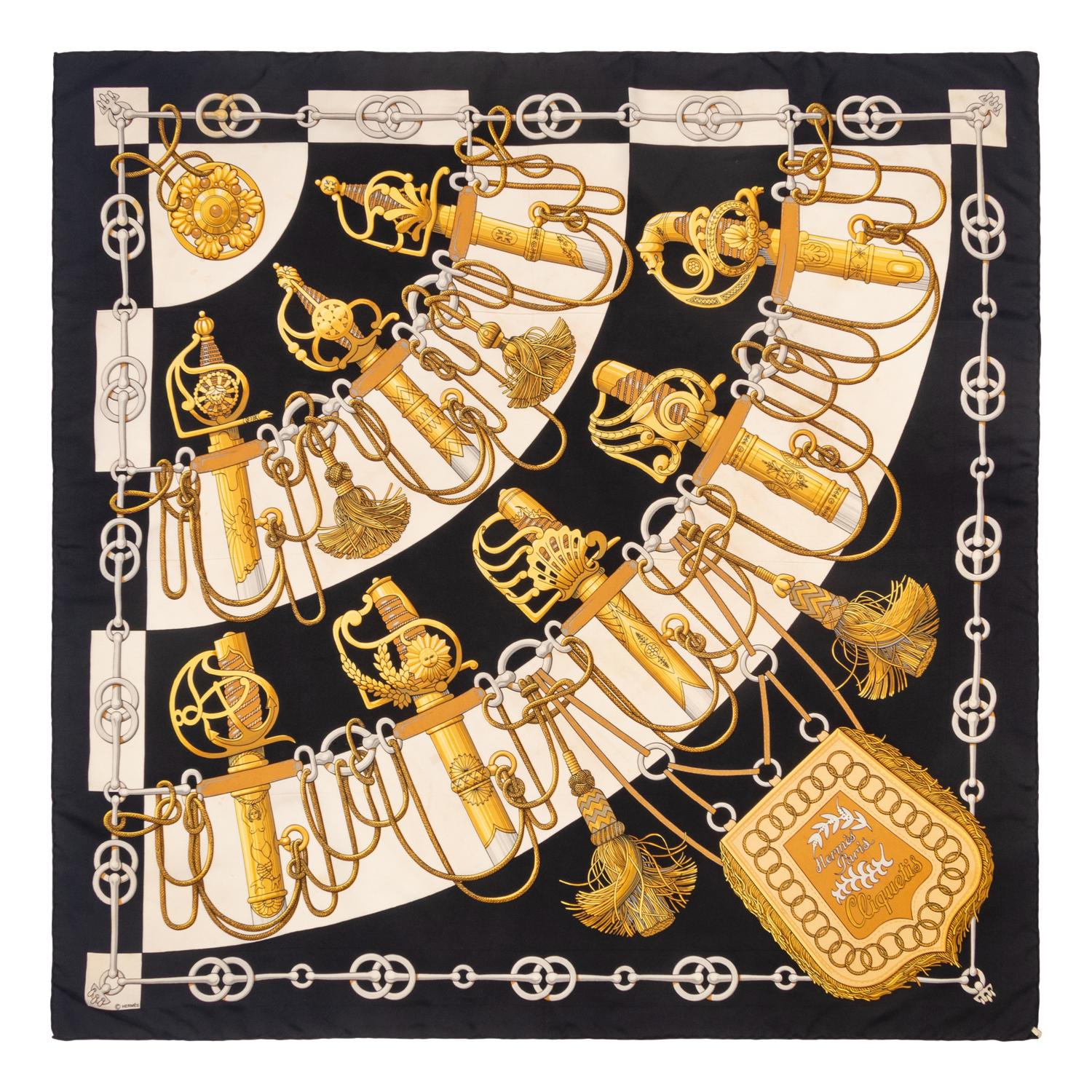 Three Hermès Scarves