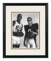 A Group of Five Photographs of Michael Jordan Formerly Displayed at Mike Ditka’s Restaurant