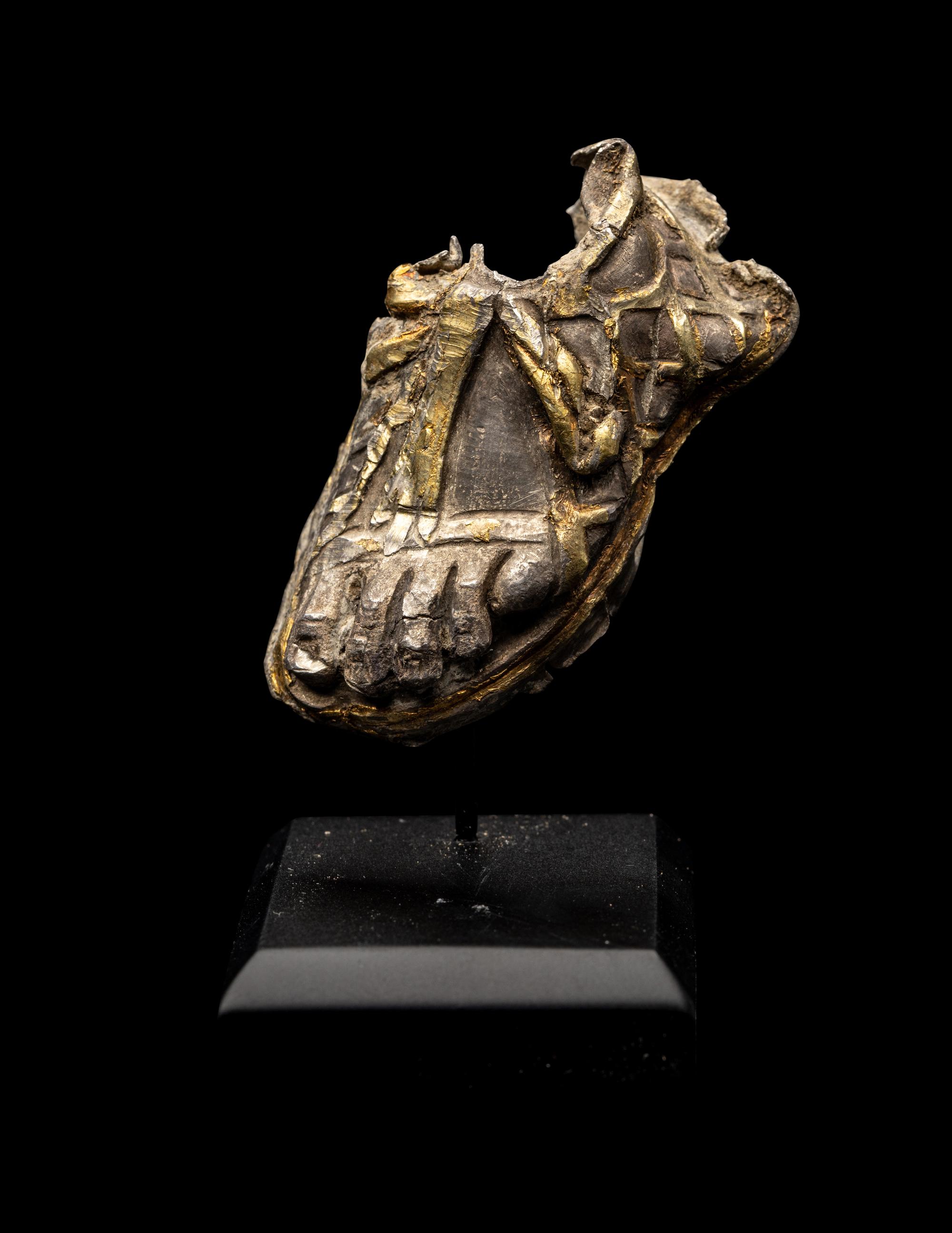A Roman Gilt-Silver Foot